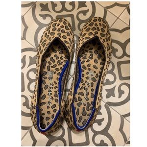Rothy’s spotted leopard flats - 8.5
